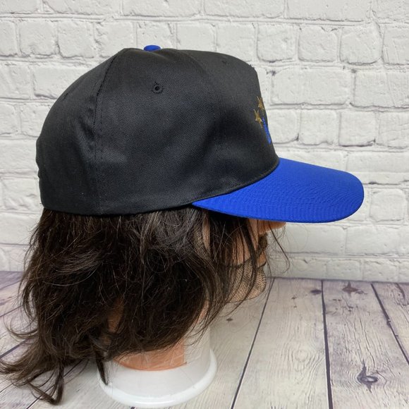 Oilfield Hat Cap Snapback Black Blue Akita Drilling Derrick Logo Driller Oil Gas - Picture 4 of 8